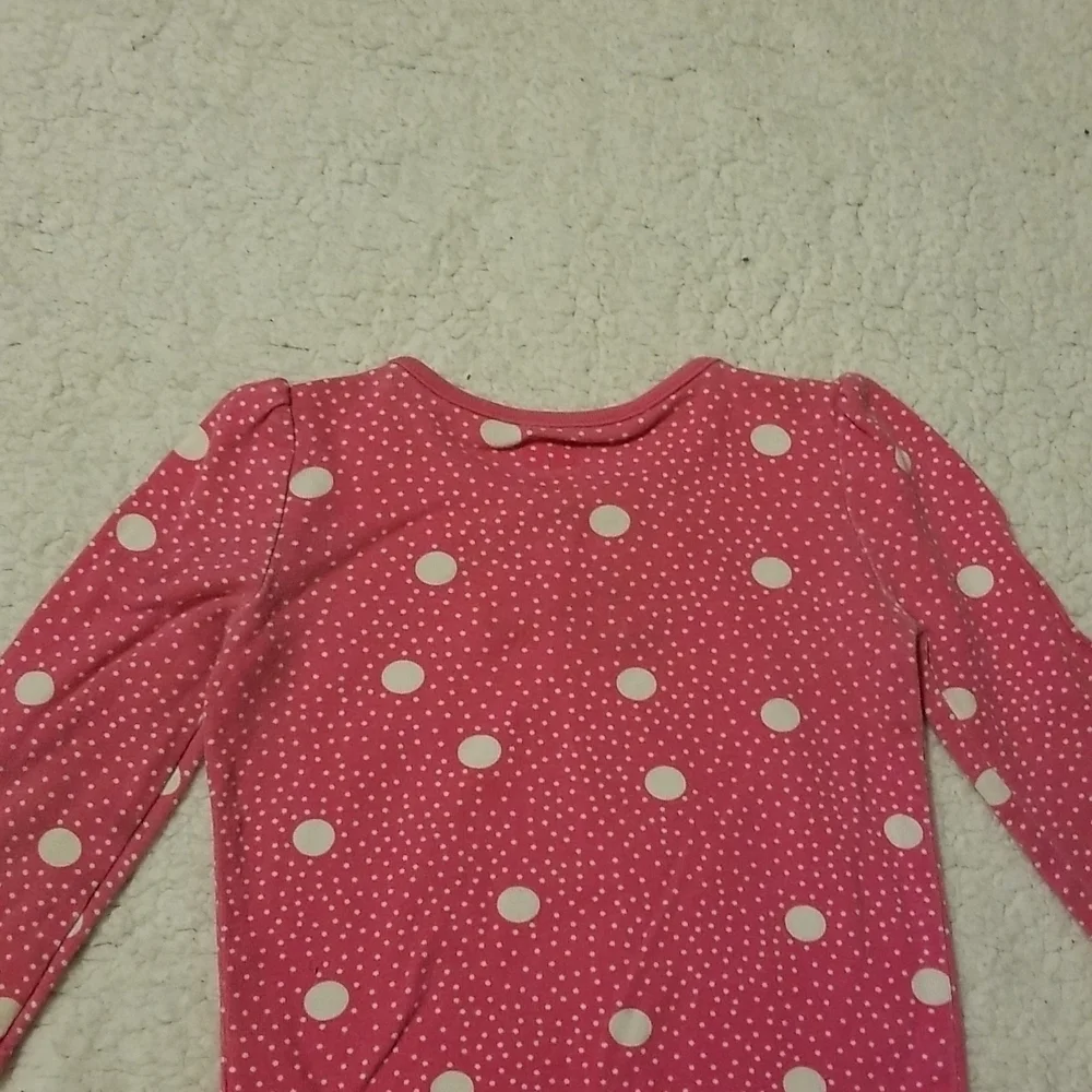 Old Navy Toddler Girl's Polkadot Long Sleeve Shirt